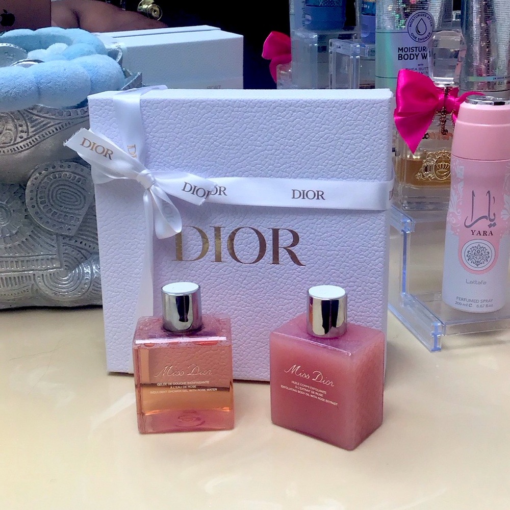 Miss Dior Shower gel & Exfoliating Body Oil Set